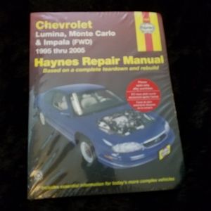 Haynes repair Manual Chevrolet impala monte carlo